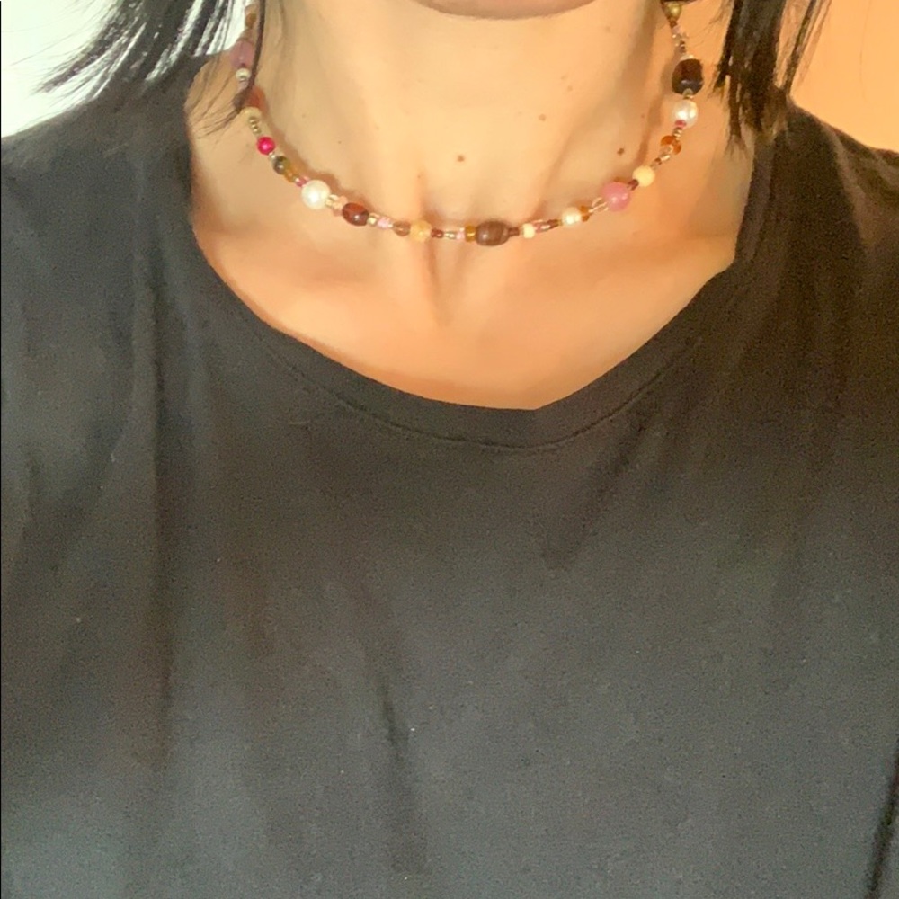 Handmade necklace and bracelet set